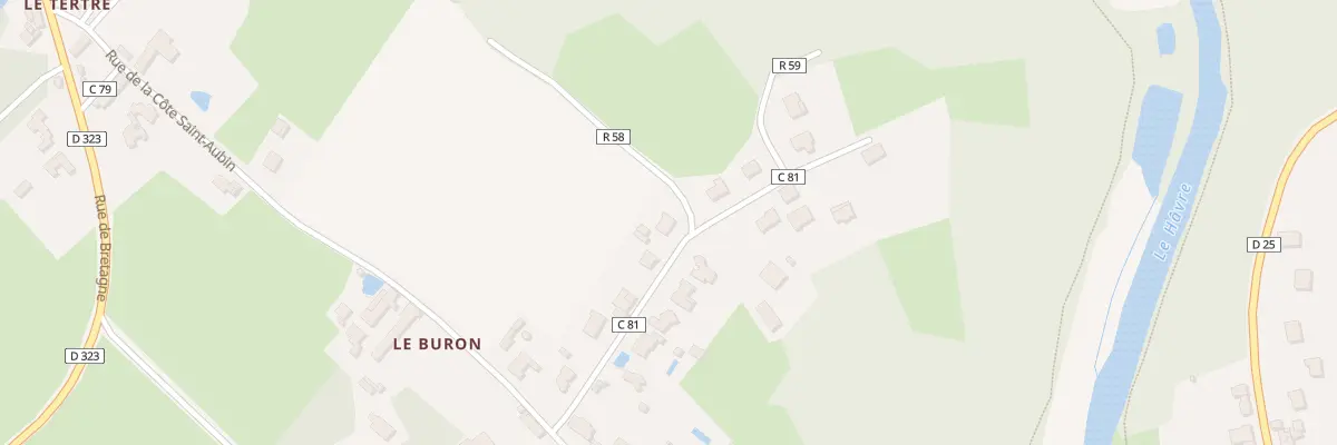 Plan du 165 Rue du Coteau Clergeau à Oudon