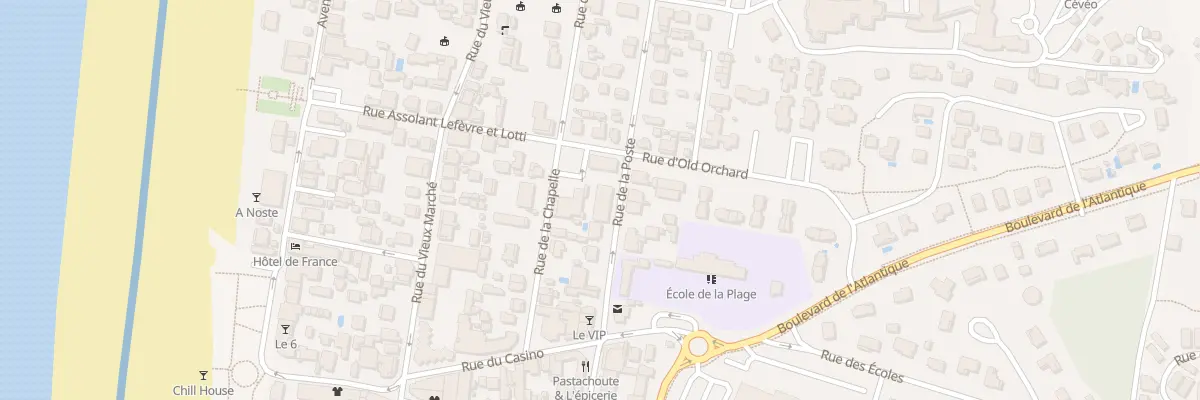 Plan du 25 Rue de la Poste à Mimizan