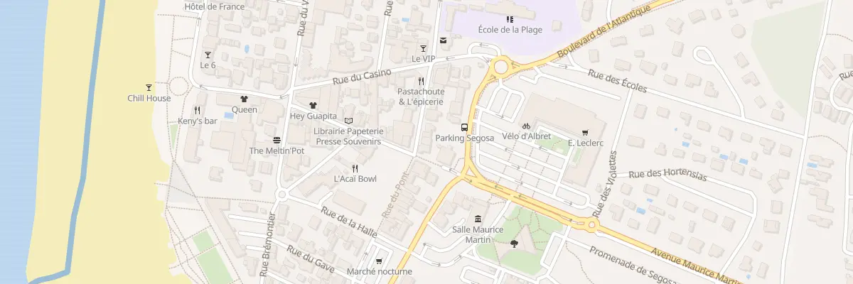 Plan du 2 Rue de la Poste à Mimizan