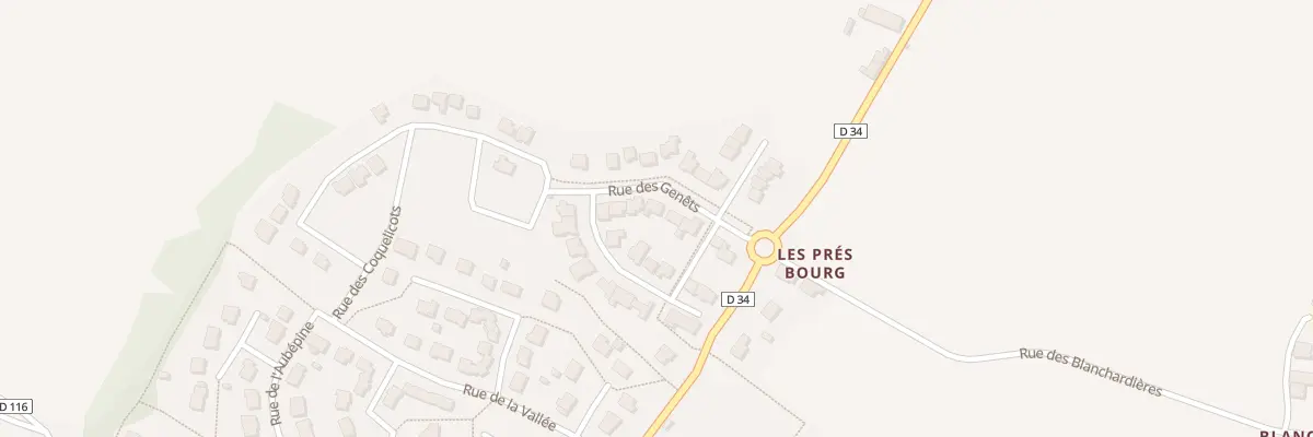 Plan du 9 Rue des Genêts à Saint-Aubin-des-Landes