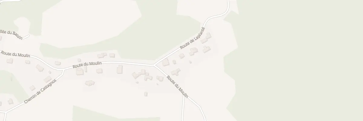 Plan du 655 Rte de Leplante à Biaudos