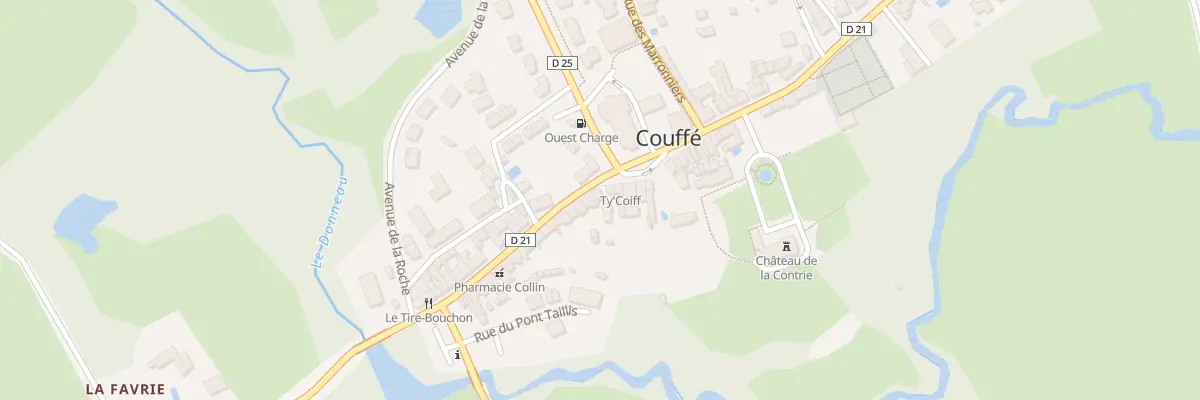 Plan du 3 Rue de la Vallée du Havre à Couffé