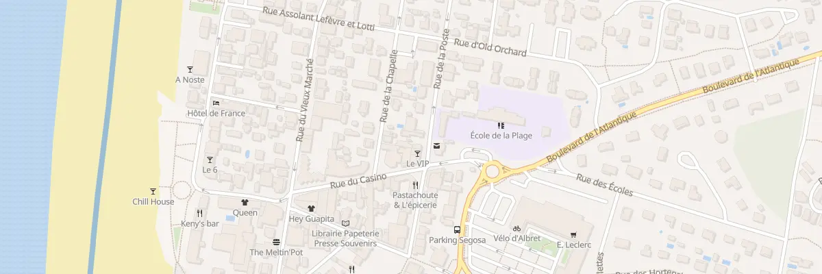 Plan du 17 Rue de la Poste à Mimizan