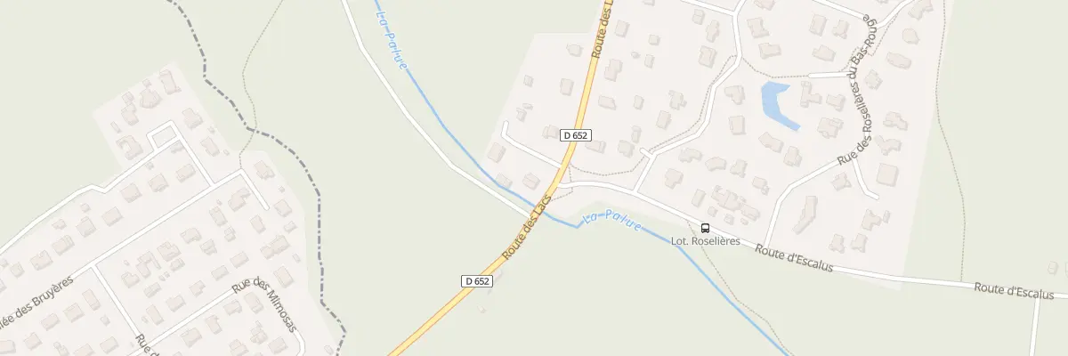 Plan du 283 Rte des Lacs à Saint-Michel-Escalus
