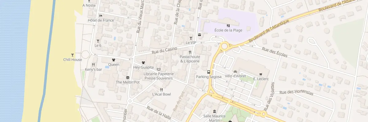 Plan du 5 Rue de la Poste à Mimizan