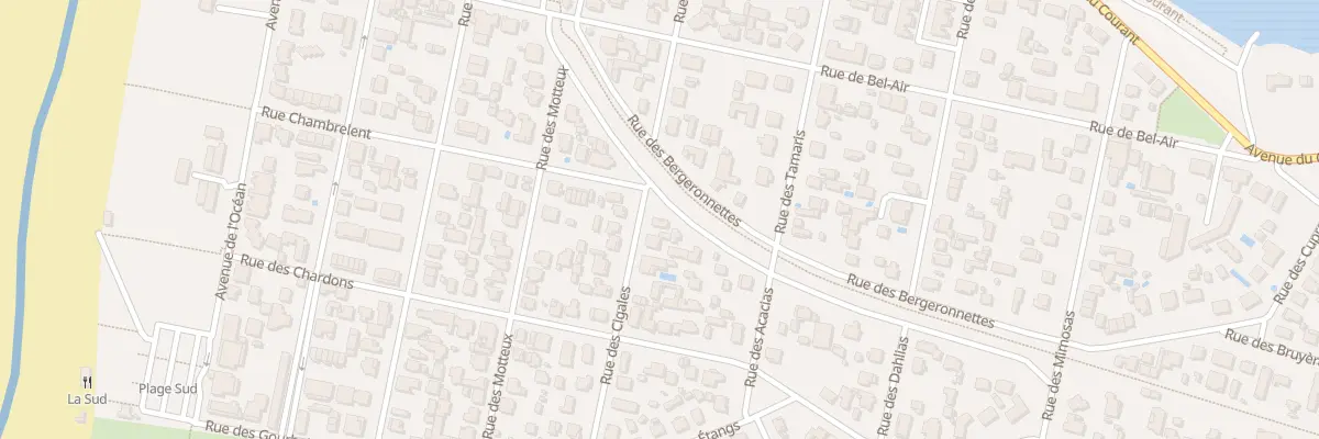 Plan du 8 Rue des Pinsons à Mimizan