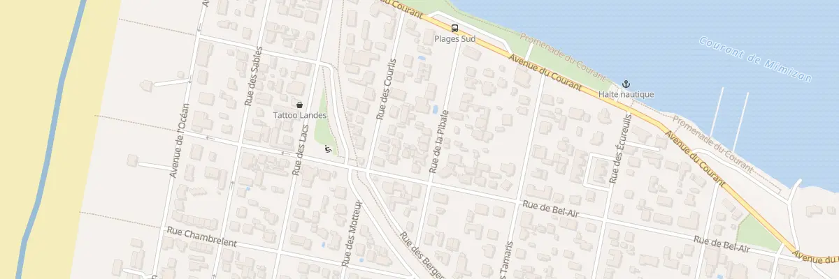 Plan du 10 Rue de la Pibale à Mimizan