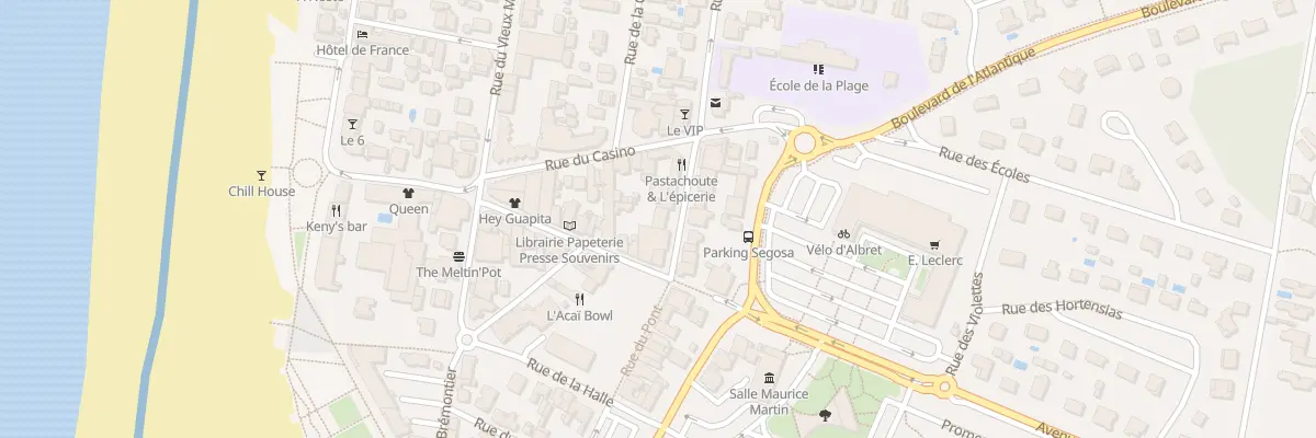 Plan du 3 Rue de la Poste à Mimizan