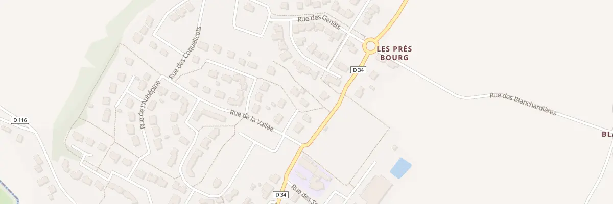 Plan du 6 Allée du Point du Jour à Saint-Aubin-des-Landes