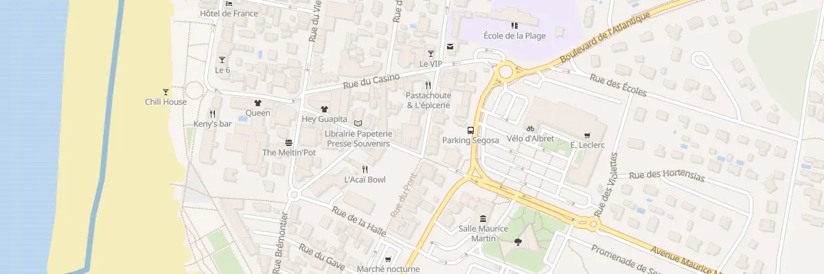 Plan du 1 Rue de la Poste à Mimizan