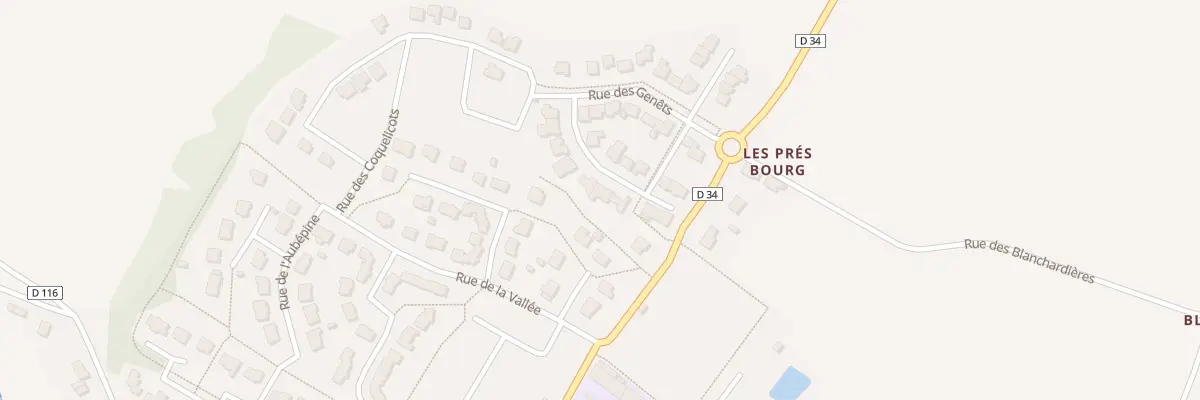 Plan du 3 Rue des Ajoncs à Saint-Aubin-des-Landes