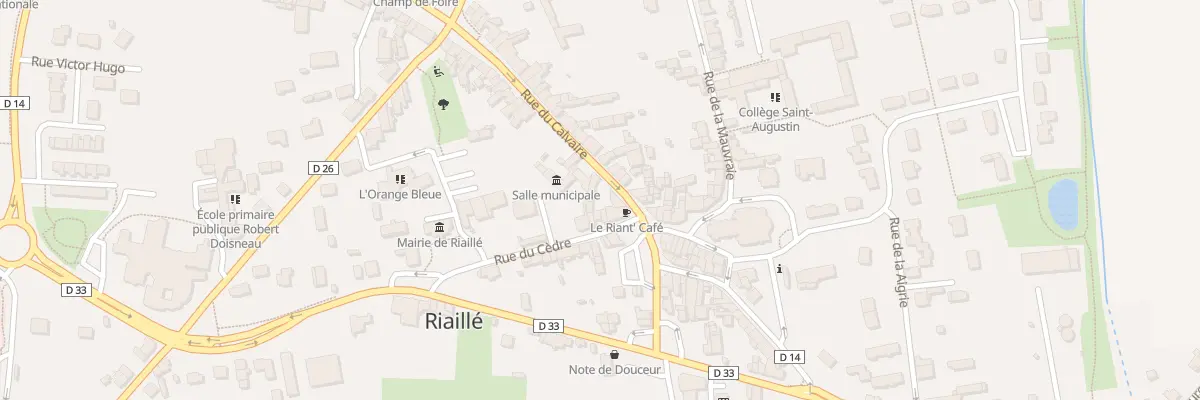 Plan du 53 Rue du Calvaire à Riaillé