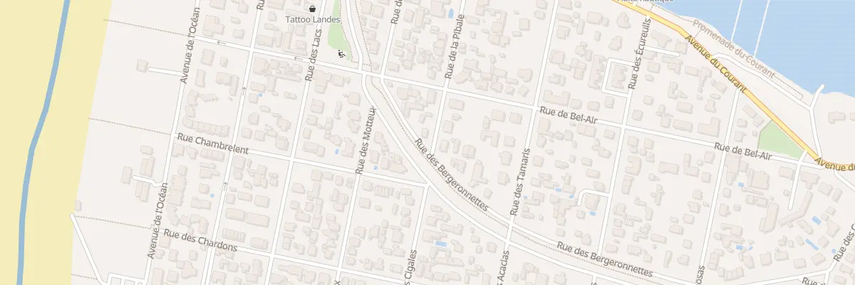 Plan du 1 Rue des Bergeronnettes à Mimizan