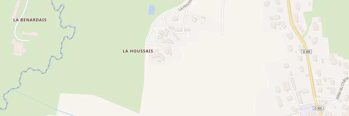 Plan du 5011 La Houssais à Landavran