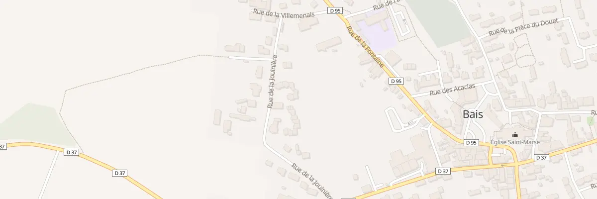 Plan du 11 Rue de la Jouinière à Bais