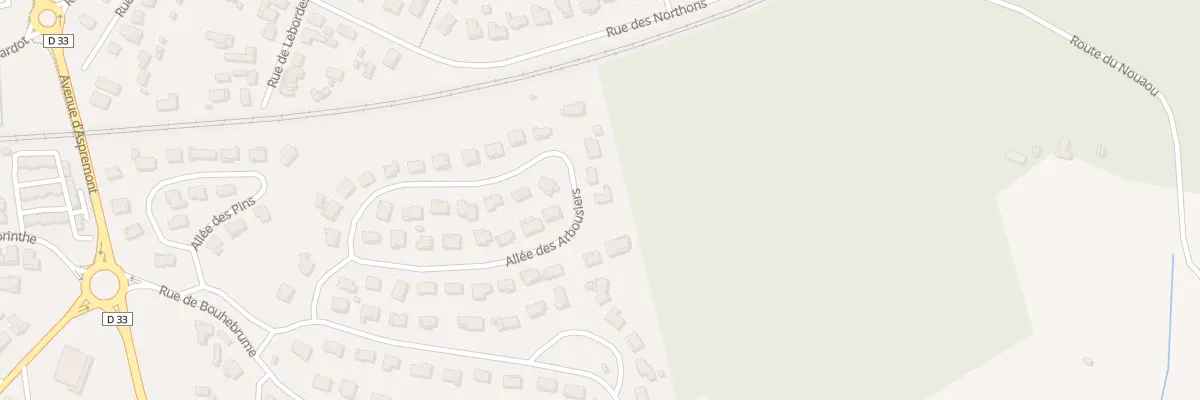 Plan du 24 All des Arbousiers à Saint-Vincent-de-Tyrosse