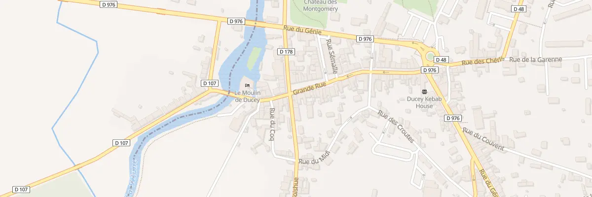 Plan du 14 Grande Rue Ducey à Ducey-Les Chéris
