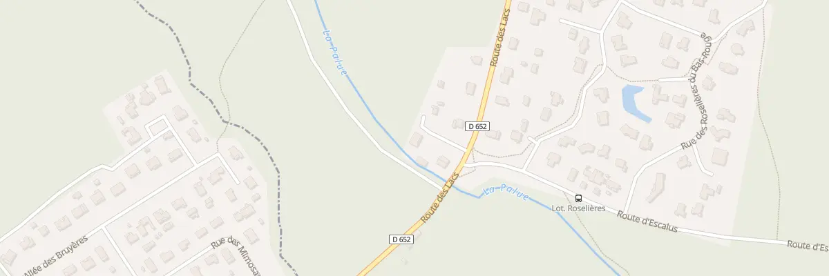 Plan du 315 Rte des Lacs à Saint-Michel-Escalus
