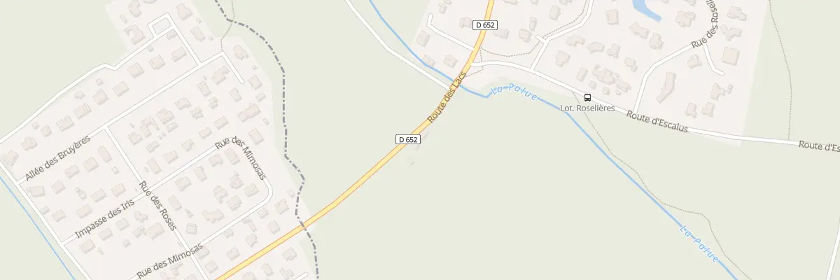 Plan du 180 Rte des Lacs à Saint-Michel-Escalus