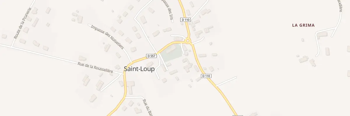Plan du 1 Rue de l’Abbé Bécherel à Saint-Loup
