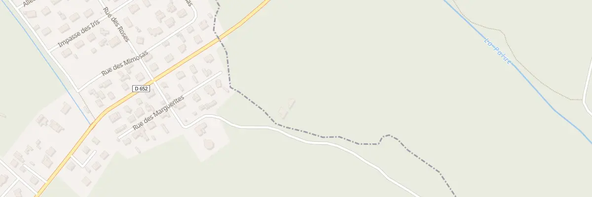 Plan du 260 Rte des Lacs à Saint-Michel-Escalus