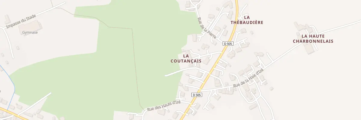 Plan du 3 Rue de La Coutançais à Val-d’Izé