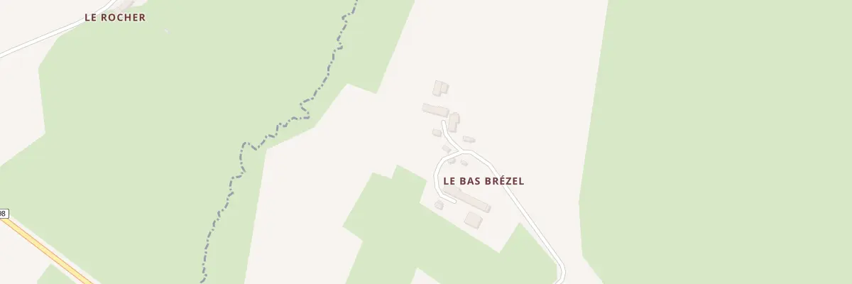 Plan du 5142 Le Bas Brezel au Ferré
