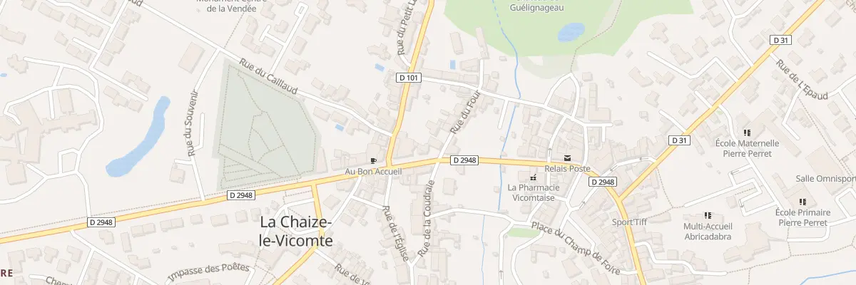 Plan du 19 Rue des frères payraudeau à La Chaize-le-Vicomte