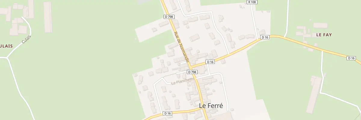 Plan du 2 Pl du Caporal Lechat au Ferré