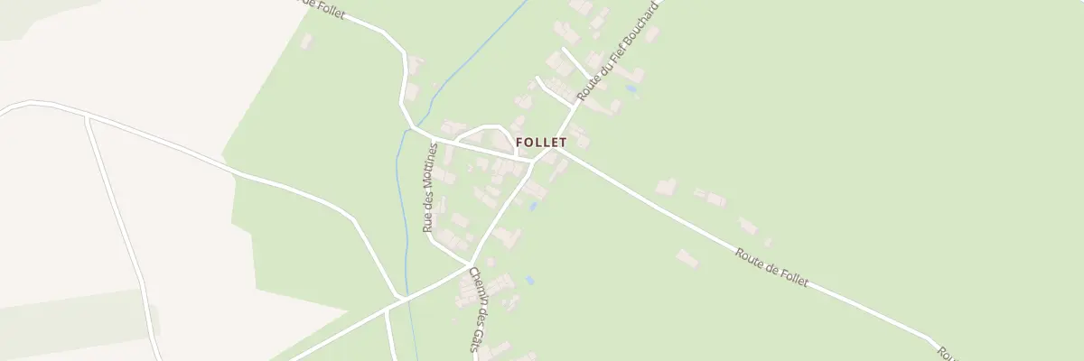 Plan du 18 Rte de Follet à Rosnay