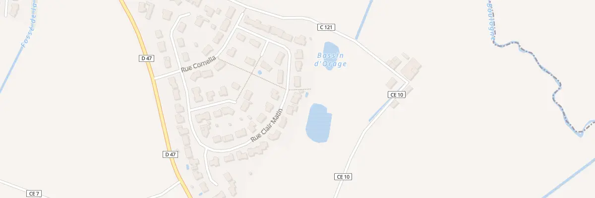 Plan du 30 Rue du Clair Matin à La Merlatière