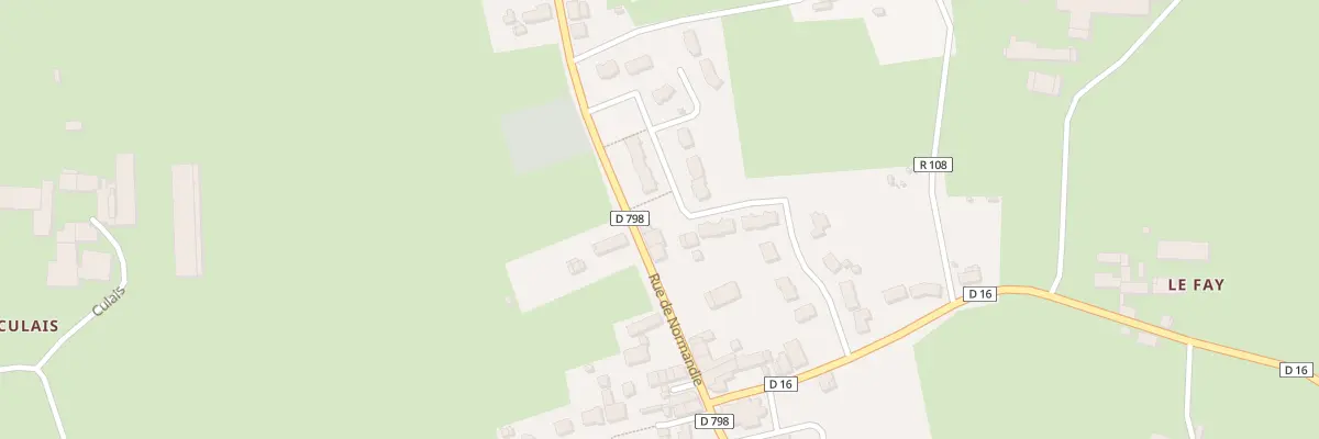 Plan du 13 Rue de Normandie au Ferré