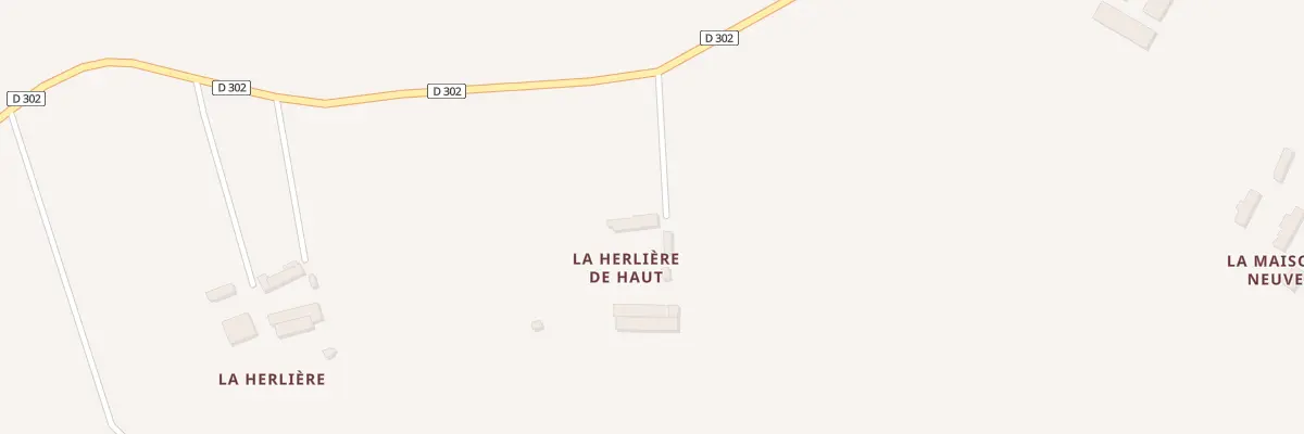 Plan du 1 La Herliere à Cametours