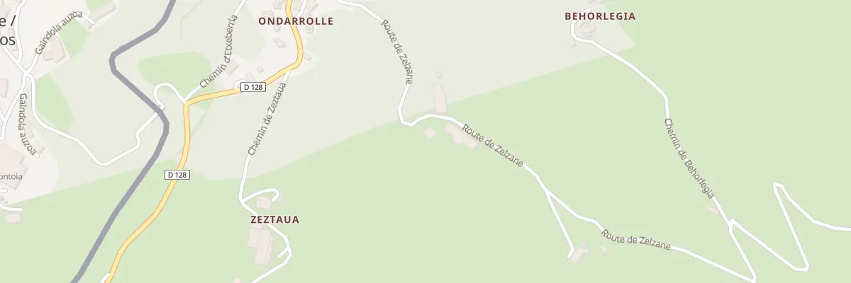 Plan du 5139 Behorleguia à Arnéguy