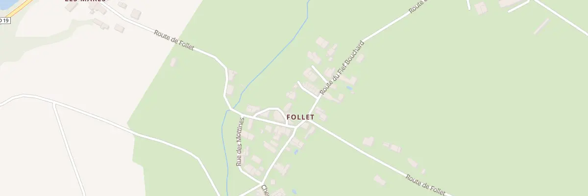 Plan du 3 Rte du Fief Bouchard à Rosnay