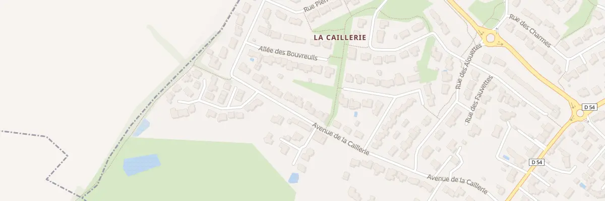 Plan du 21 Av de la Caillerie à Clisson