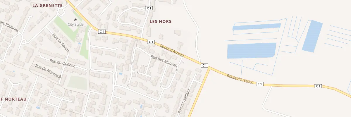 Plan du 2 Rue du Jardin d’Arceau à Saint-Pierre-d’Oléron