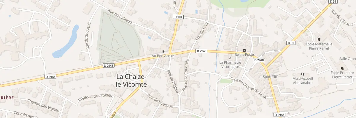 Plan du 30 Rue des frères payraudeau à La Chaize-le-Vicomte