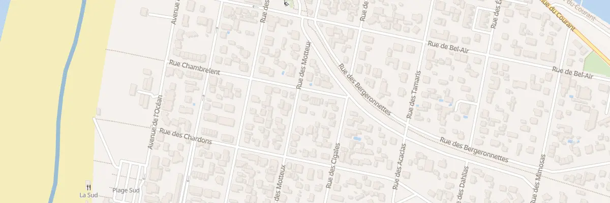 Plan du 5 Rue des Motteux à Mimizan