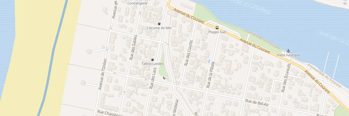 Plan du 1T Rue des Lacs à Mimizan