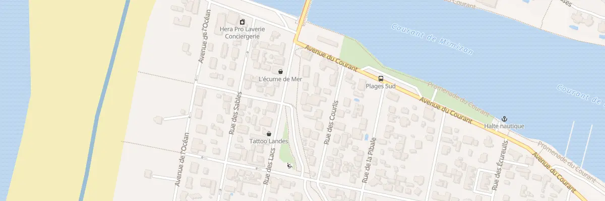 Plan du 1Q Rue des Lacs à Mimizan