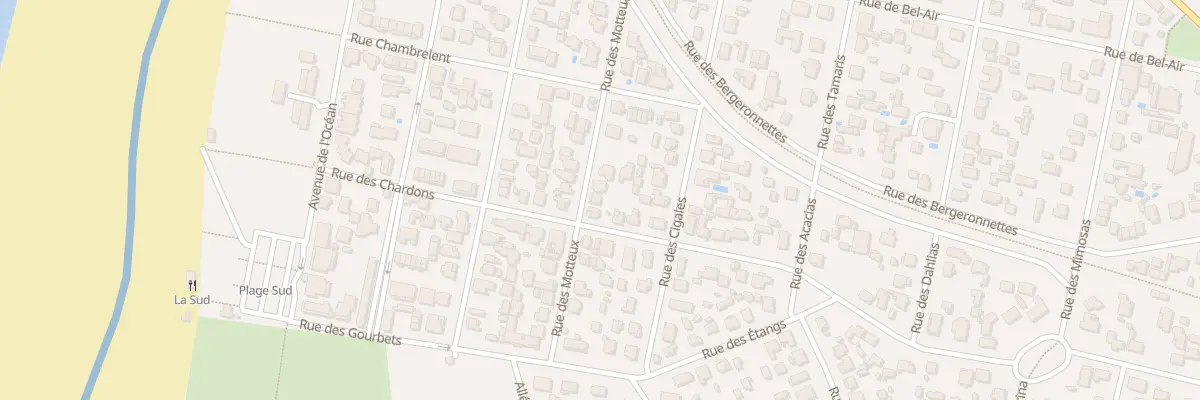 Plan du 15 Rue des Motteux à Mimizan