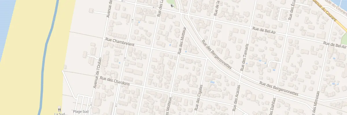 Plan du 8 Rue des Motteux à Mimizan