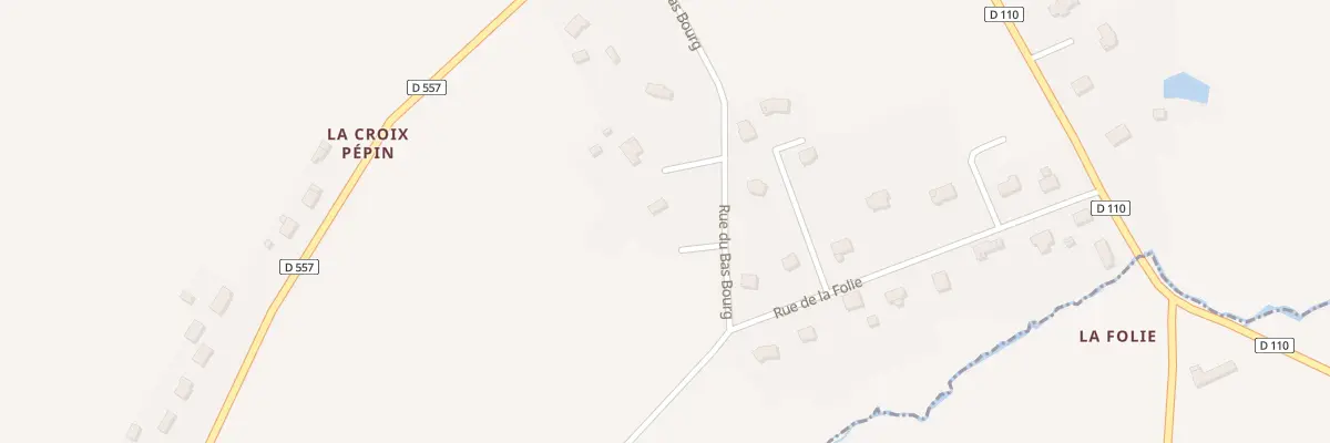 Plan du 2D Le Bas Bourg à Saint-Loup
