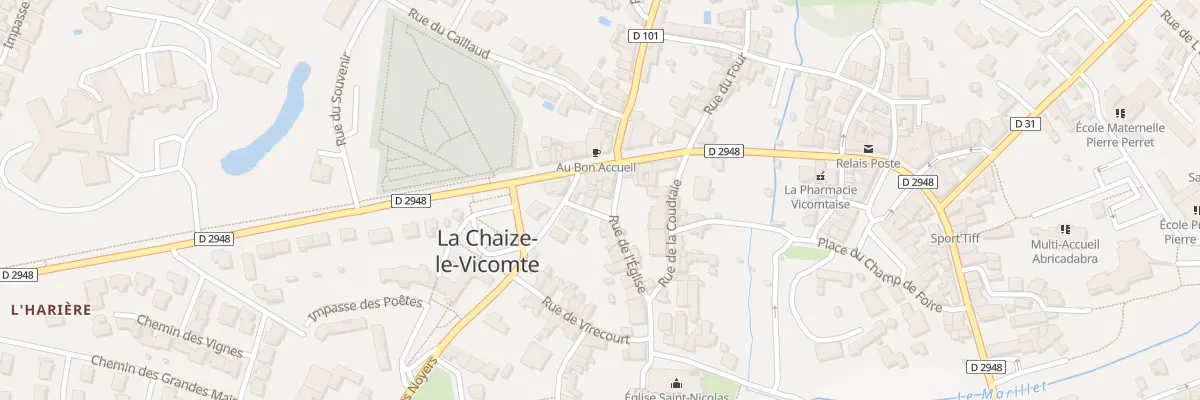 Plan du 2A Rue de l’église à La Chaize-le-Vicomte