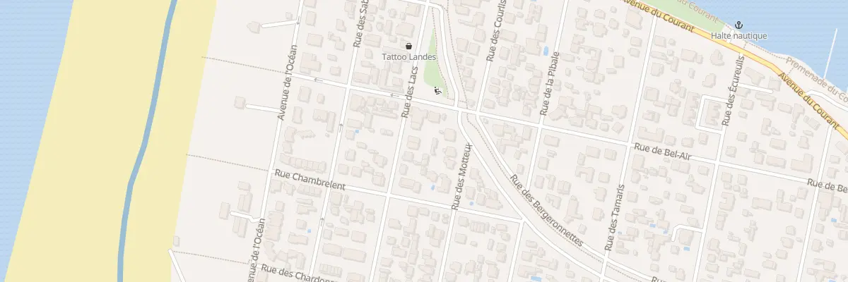 Plan du 5 Rue des Lacs à Mimizan