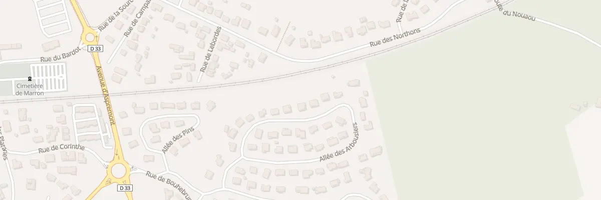 Plan du 38 All des Arbousiers à Saint-Vincent-de-Tyrosse