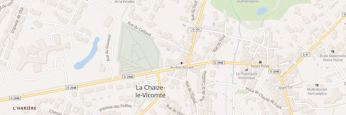 Plan du 11 Rue des frères payraudeau à La Chaize-le-Vicomte