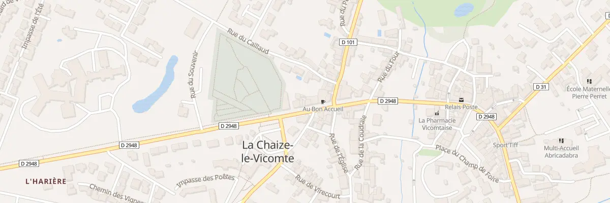 Plan du 7 Rue des frères payraudeau à La Chaize-le-Vicomte