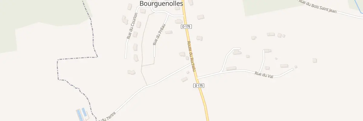 Plan du 9001 Rue du Tertre à Bourguenolles